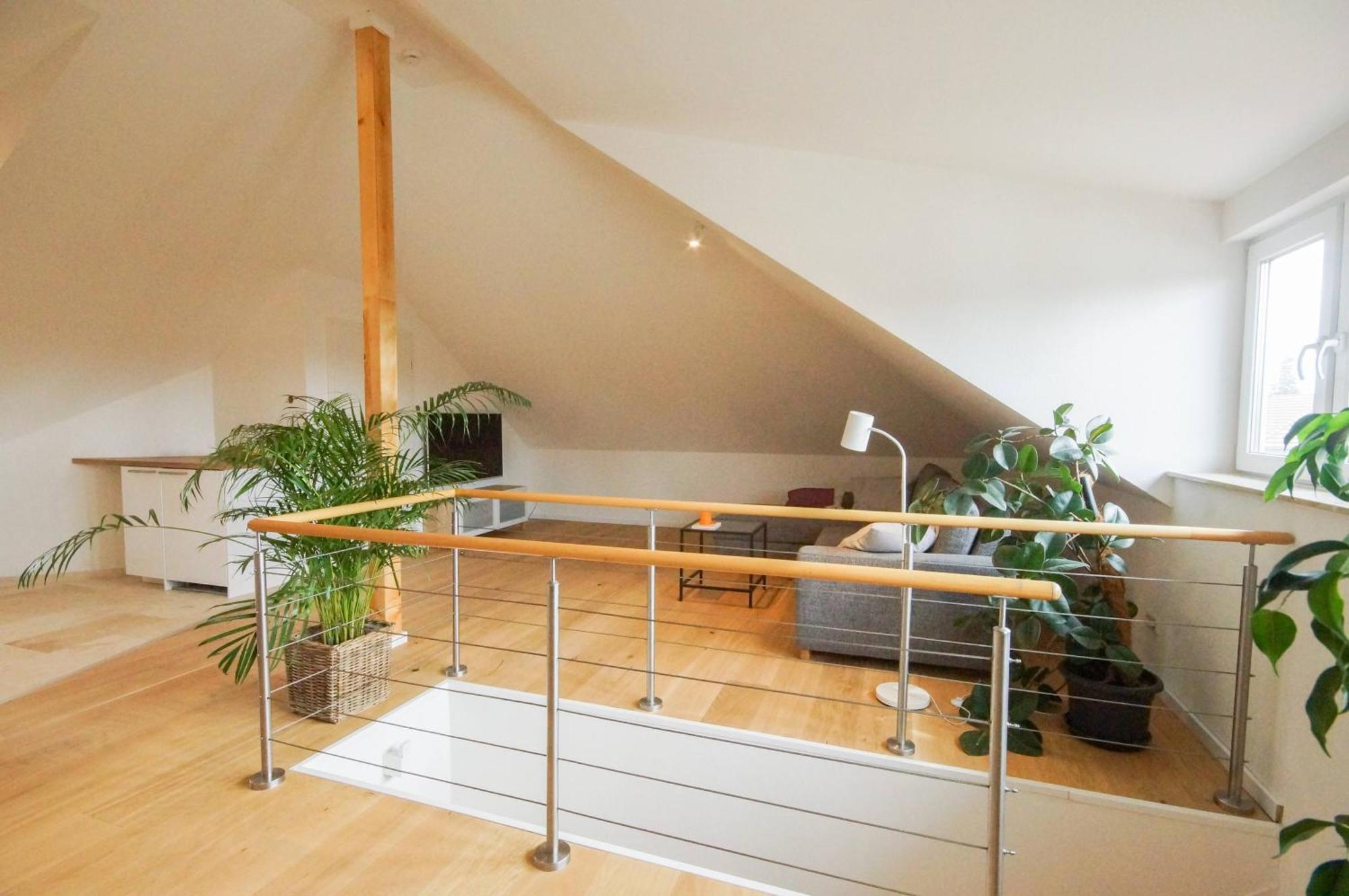 Modernes Und Helles Apartment Im Loft Stil Хайделберг Екстериор снимка