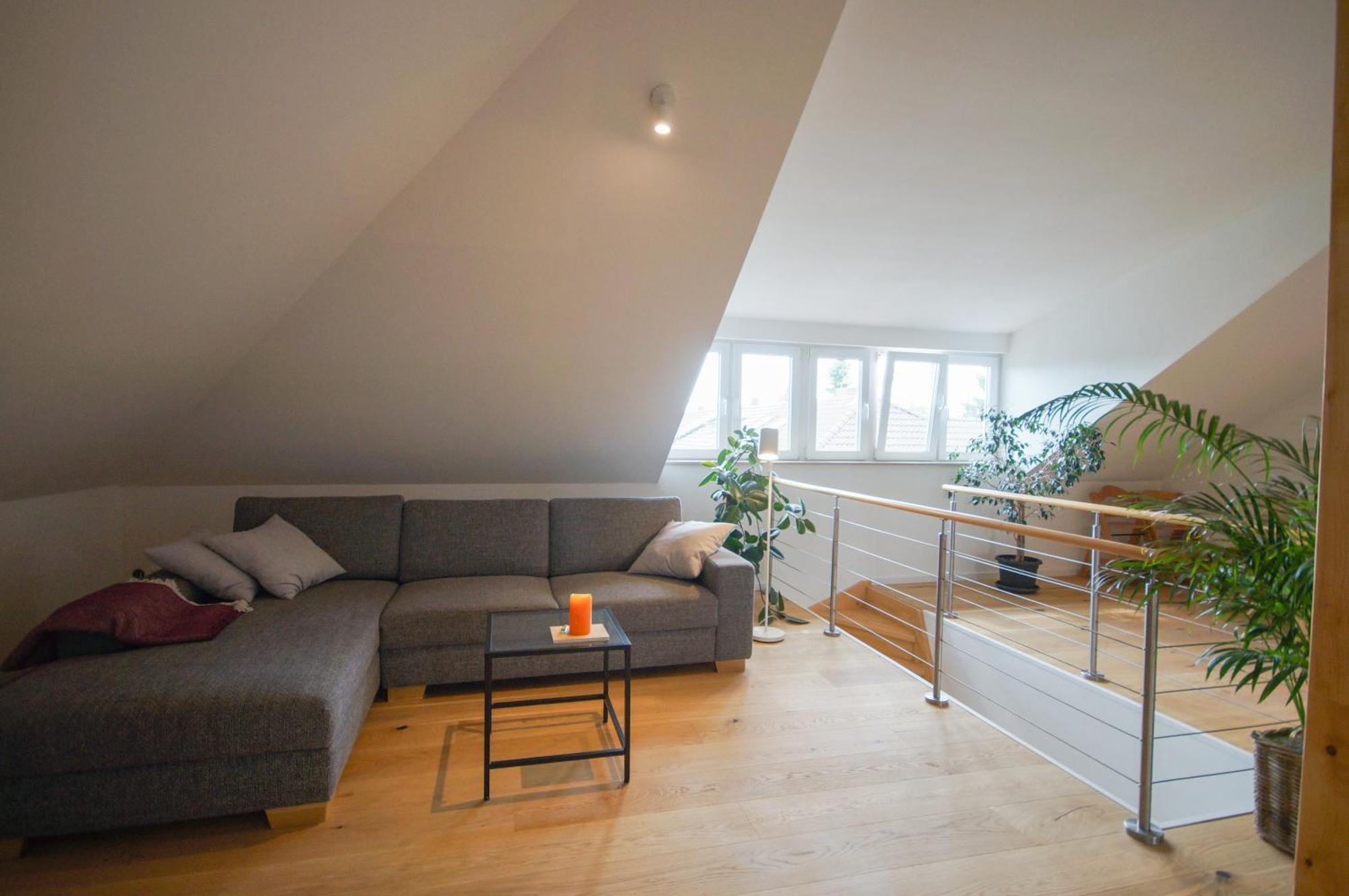 Modernes Und Helles Apartment Im Loft Stil Хайделберг Екстериор снимка