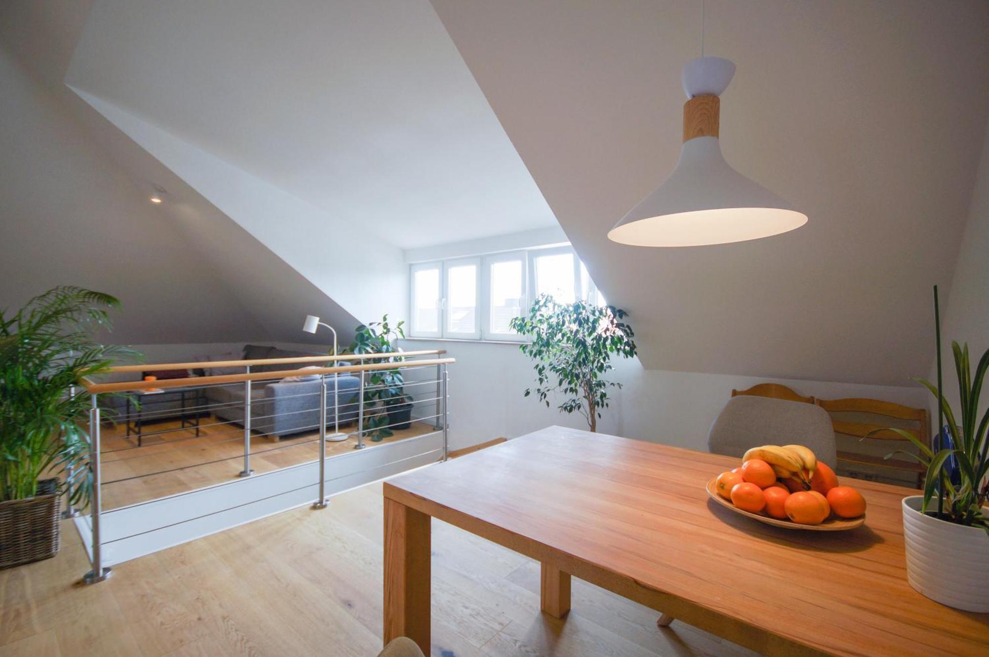 Modernes Und Helles Apartment Im Loft Stil Хайделберг Екстериор снимка